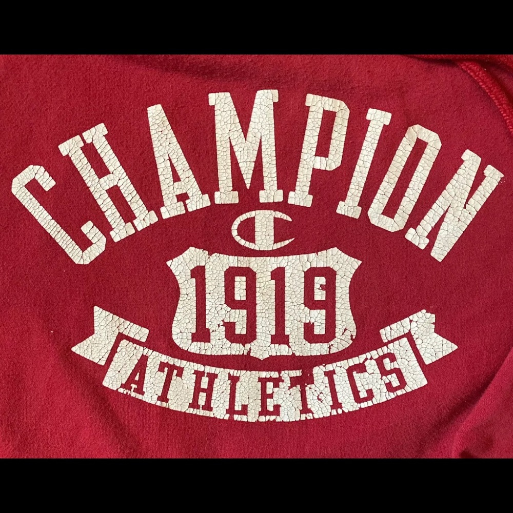 Rare Reverse Weave Champion Hoodie 1919 Athletics